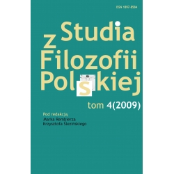 Studia z Filozofii Polskiej, tom 4