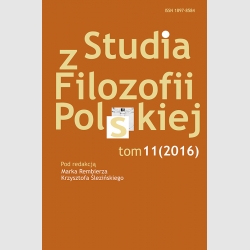 Studia z Filzofii Polskiej, tom 11