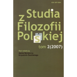 Studia z Filozofii Polskiej, tom 2