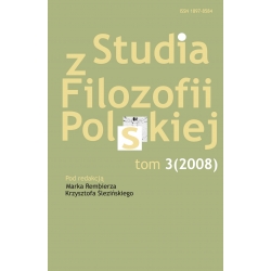 Studia z Filozofii Polskiej, tom 3