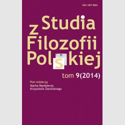Studia z Filozofii Polskiej, tom 9(2014)